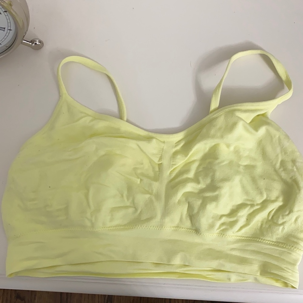 Jockey sports bra yellow L